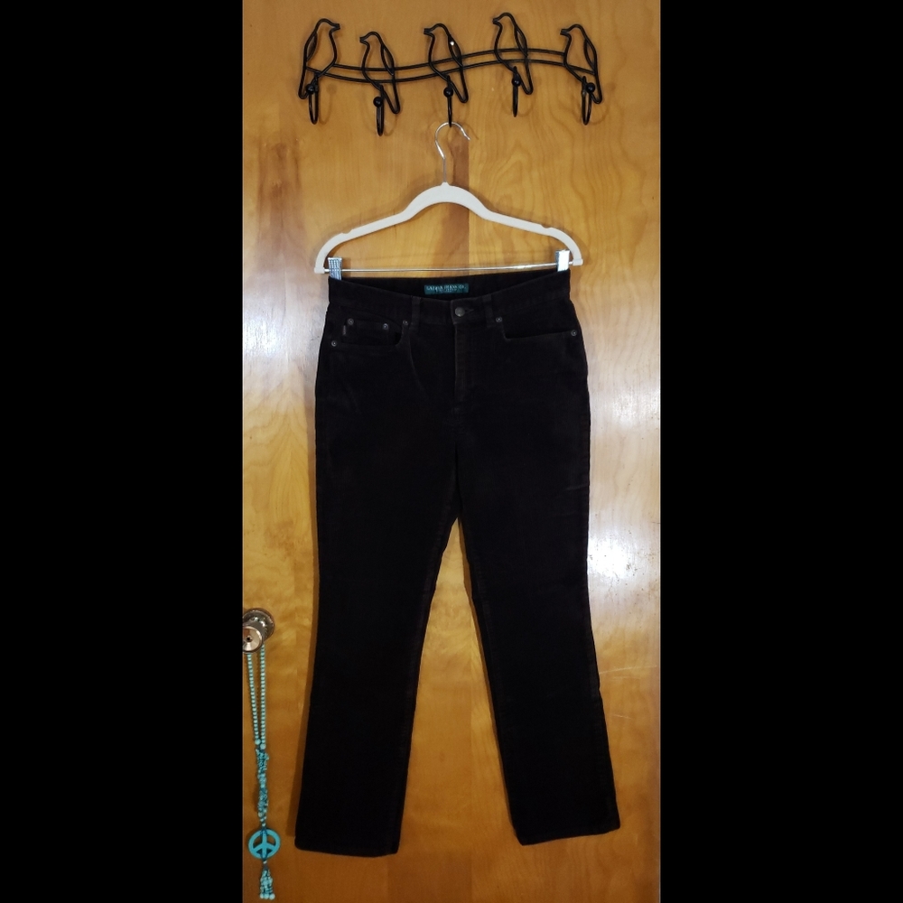 Ralph Lauren Petite SUPER SOFT Brown Courdoroys